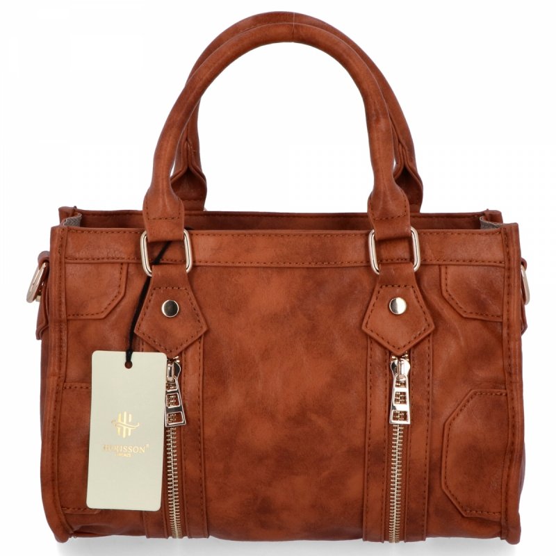 Torebka Damska w Stylu Vintage firmy Herisson  Ruda