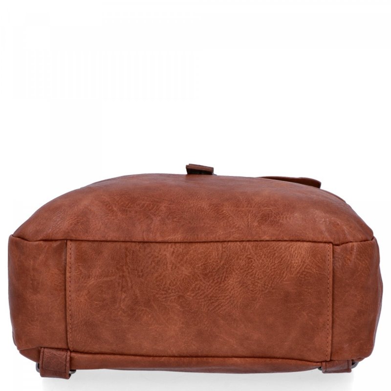 Duży Plecak Damski w Stylu Vintage firmy Herisson Rudy