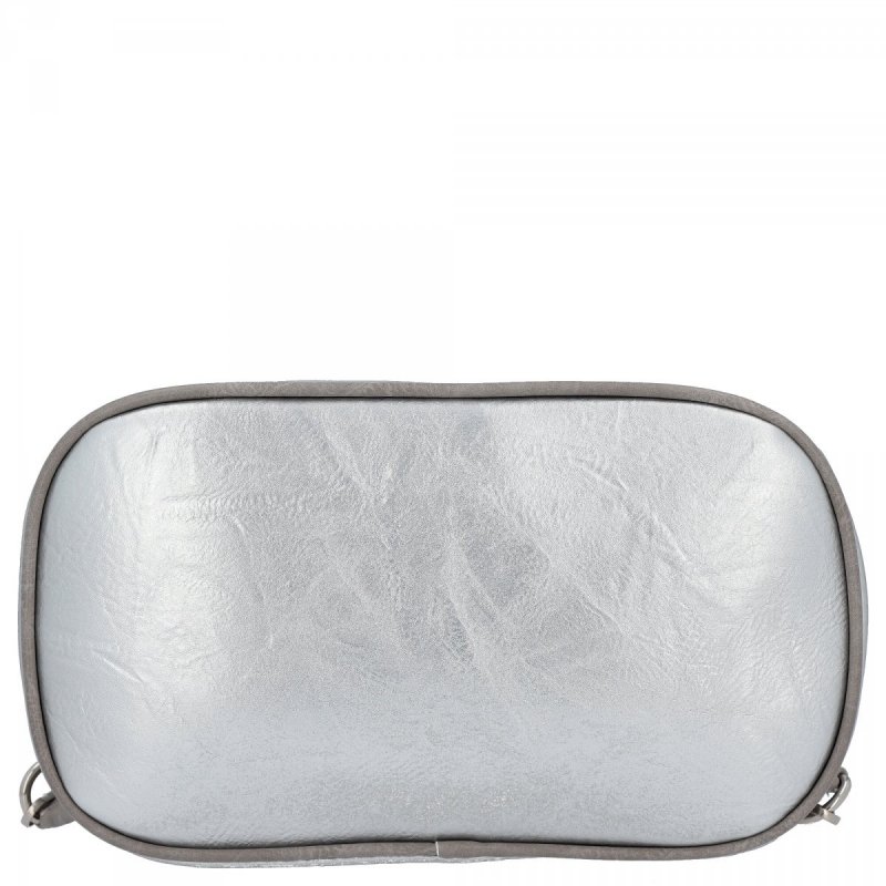 Uniwersalny Plecak Damski firmy Hernan Srebrny