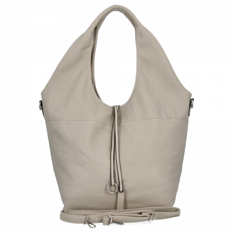 Torebka Damska Na Co Dzień Shopper Bag firmy Hernan Jasno Szara
