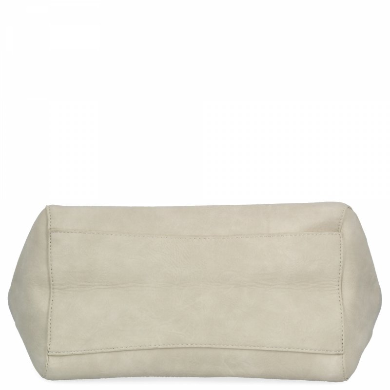 Torebka Damska Shopper Bag XL z Kosmetyczką firmy Herisson Beżowa