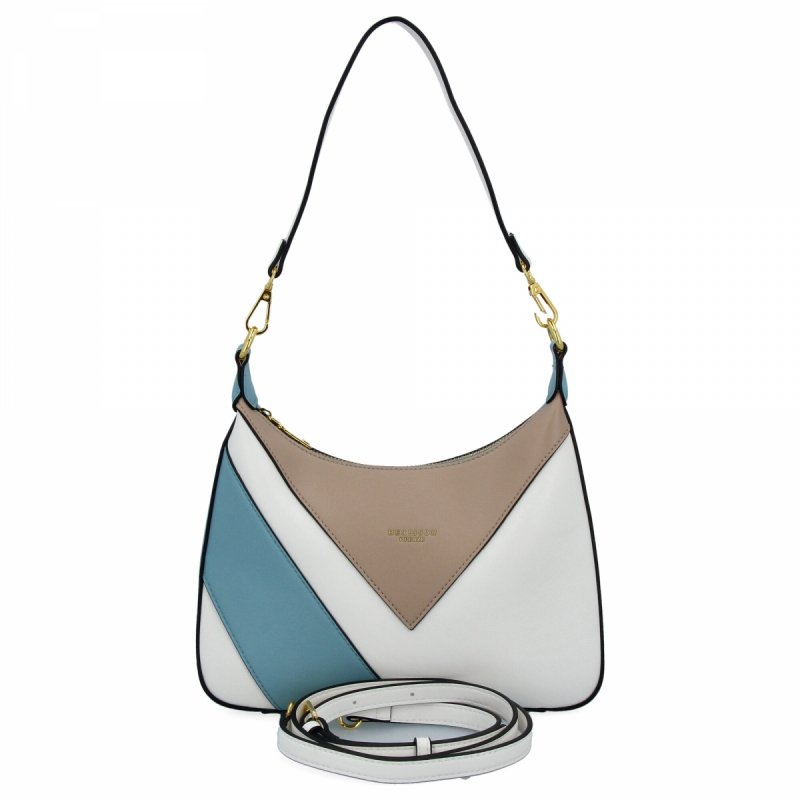 Stylowa Torebka Damska Na Ramię firmy Herisson  Błękitna