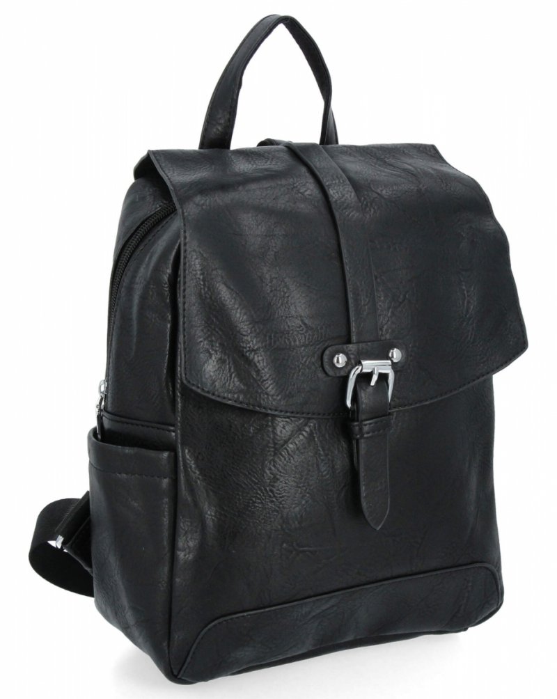 Plecak Damski w Stylu Vintage firmy Herisson Czarny