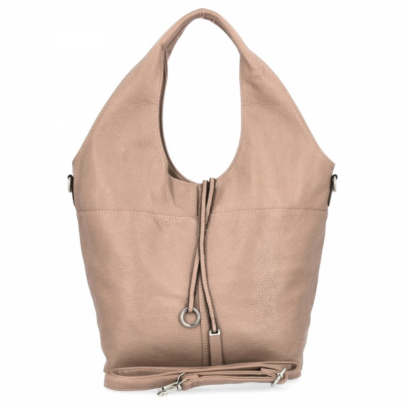 Torebka Damska Na Co Dzień Shopper Bag firmy Hernan Pudrowy Róż