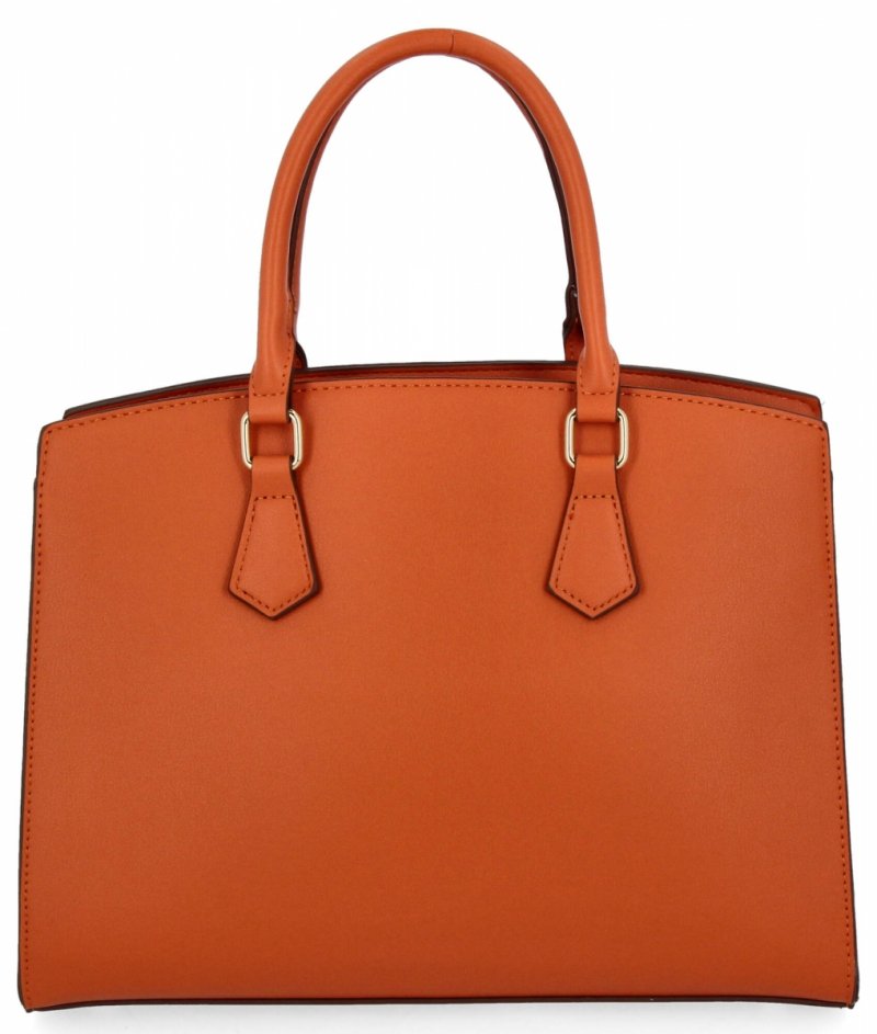 Torebka Damska Elegancki Kuferek 3 Komory firmy Herisson Ruda