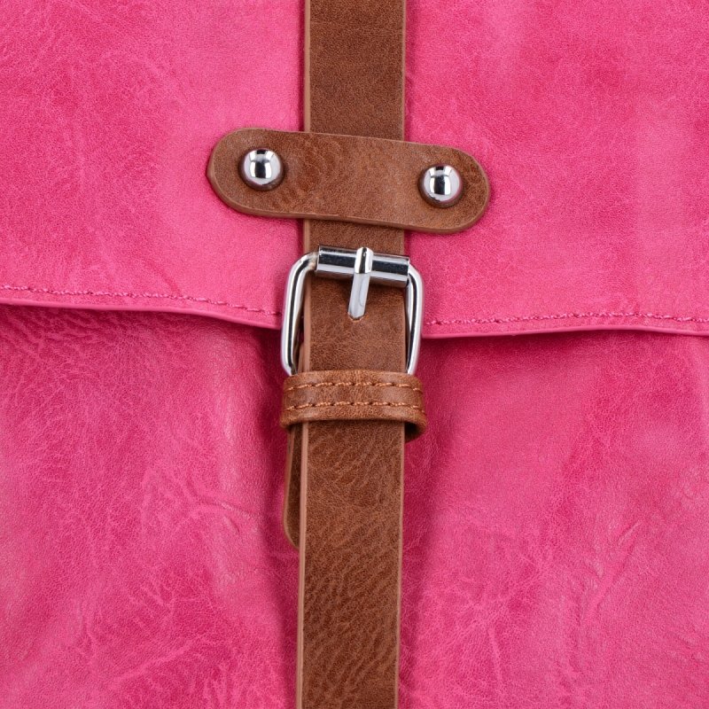 Plecak Damski w Stylu Vintage firmy Herisson Fuksjowy
