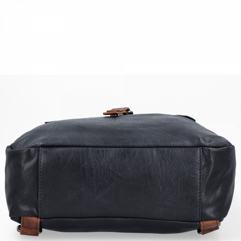 Duży Plecak Damski w Stylu Vintage firmy Herisson Granatowy