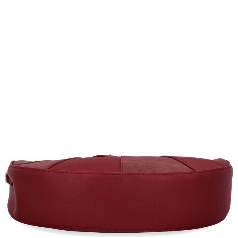 Torebka Damska Modny Kuferek firmy Herisson Bordowa