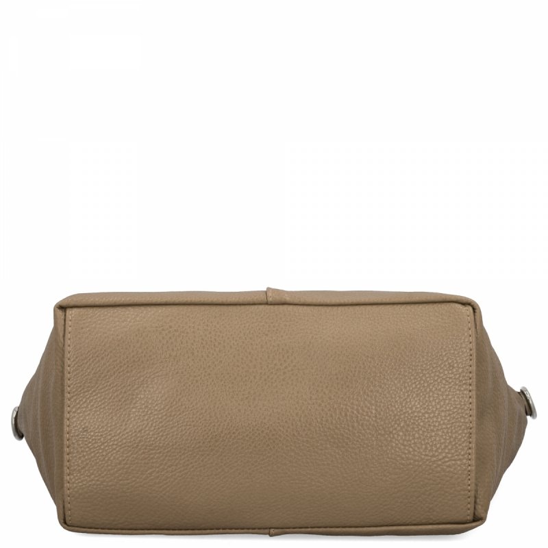 Torebka Damska Na Co Dzień Shopper Bag firmy Hernan Ciemno Beżowa