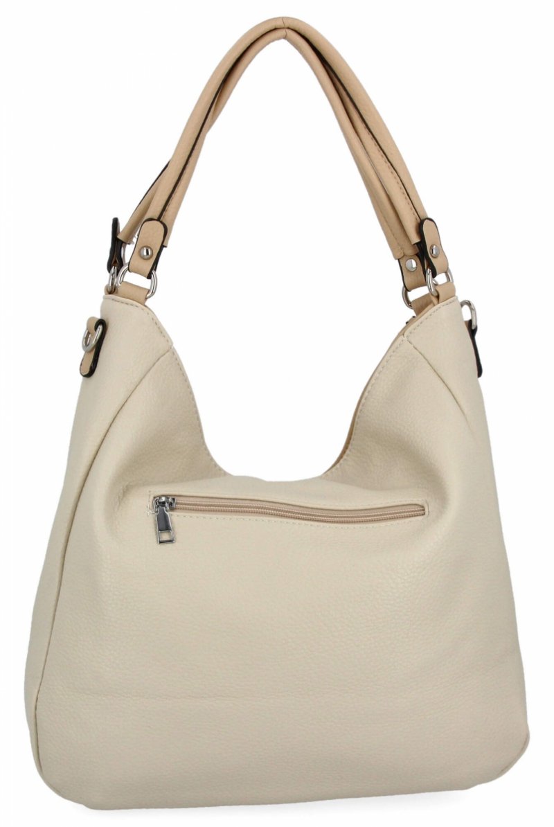 Torebka Damska Na Ramię XL firmy Hernan Beżowa/Ziemista