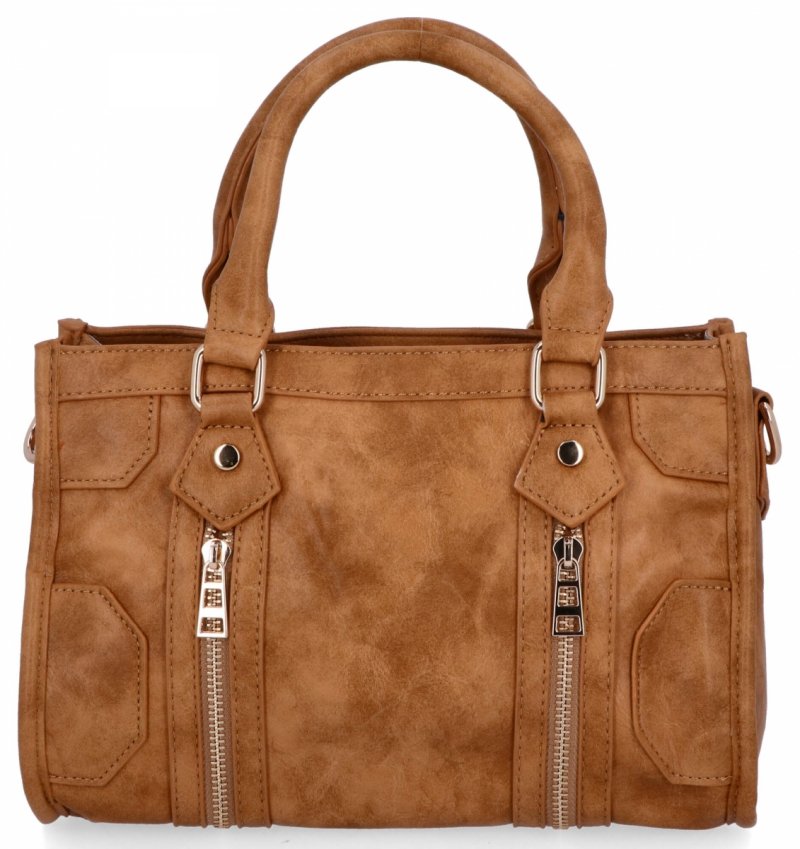 Torebka Damska w Stylu Vintage firmy Herisson Jasno Ruda