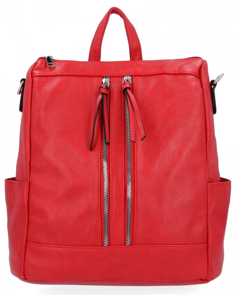 Uniwersalny Plecak Damski XL firmy Hernan Czerwony