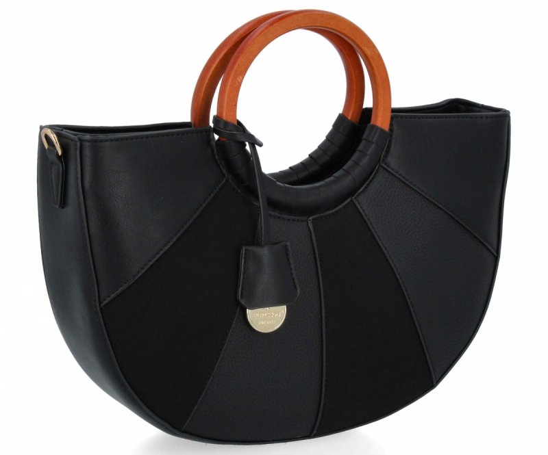 Torebka Damska Modny Kuferek firmy Herisson Czarna