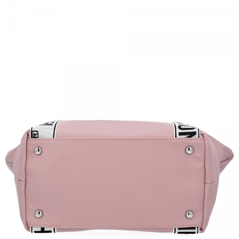 Modna Torebka Shopper Bag XL firmy Herisson Pudrowy Róż