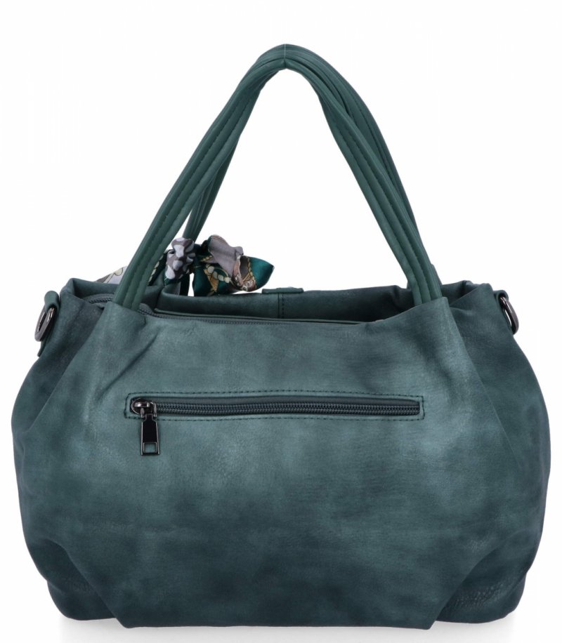 Torebka Damska typu Shopper Bag firmy Herisson Turkusowa