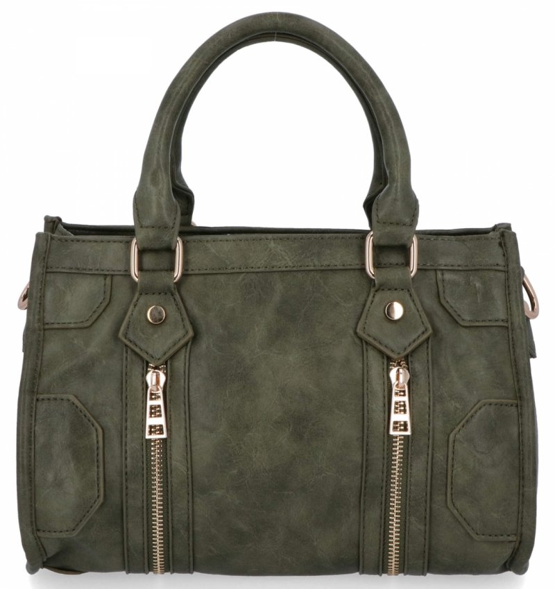 Torebka Damska w Stylu Vintage firmy Herisson Zielona