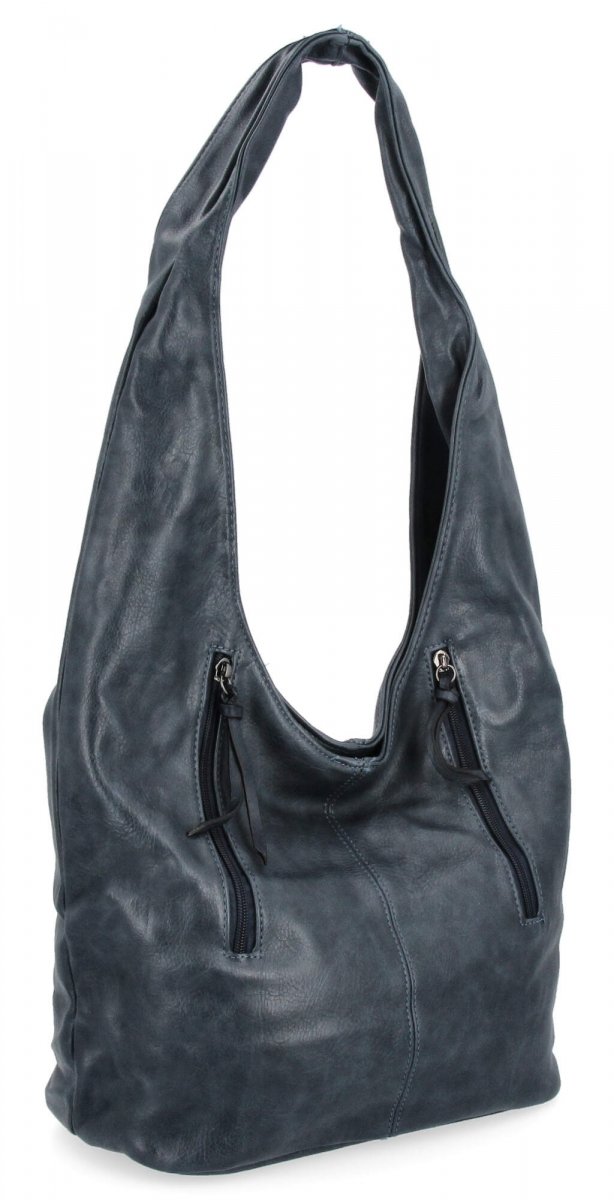 Torebka Damska typu Shopper Bag firmy Hernan Granatowa