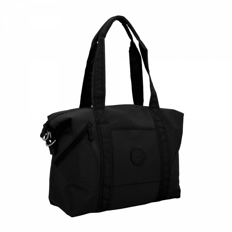Torebka Damska XL typu Shopper Bag firmy Hernan Czarna