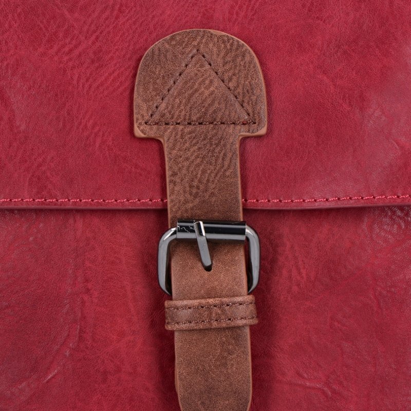 Plecak Damski Vintage firmy Herisson Bordowy