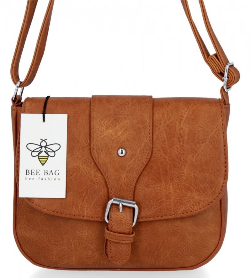 BEE BAG Torebka Damska Listonoszka Andrea Ruda