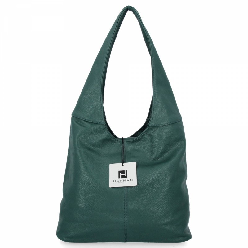 Uniwersalna Torebka Damska Shopper Bag firmy Hernan Zielona
