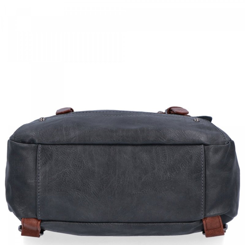 Stylowy Plecak Damski XL Vintage firmy Herisson Szary