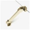 NEW TRENDY Drzwi wnękowe NESTA LIGHT GOLD 1D L 80x200 czyste 6mm Active Shield 2.0 D-0907A