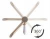 REA - Bateria umywalkowa obrotowa SERRA Złota Szczotkowana/ Gold Brush Niska
