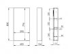 ELITA SZAFKA WISZĄCA FOR ALL 40 1D (12,6) BLACK HG 168319/RE140400063510