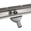 AQUALINE Odpływ przyścienny 2w1 z obrotowym syfonem 360° 120cm LSR041200