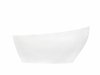 BESCO Wanna wolnostojąca biała matowa Keya Matt 165x70 + klik-klak chrom #WMMB-165K