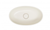 OMNIRES umywalka nablatowa, 50 x 32 cm SHELL M+ white sand mat (WS) SHELL500UNWS