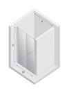 NEW TRENDY DRZWI WNĘKOWE NEW SOLEO Gold Brushed, wahadłowe, podwójne 70x195 D-0743A