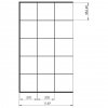 NEW TRENDY - Kabina Walk In New Modus BLACK 120X200 EXK-0105