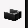 NEW TRENDY Kabina prysznicowa przyścienna drzwi uchylne REFLEXA BLACK 110x100x200 POLSKA PRODUKCJA 