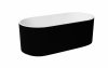 BESCO Wanna wolnostojąca Giuliana B&W 150 + maskownica odpływu biała #WASB-150GBI