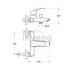 INVENA - Bateria wannowa MALTA  BW-27-001-A