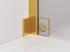 NEW TRENDY - Kabina prysznicowa prostokątna AVEXA GOLD BRUSHED EXK-1754/55 Złote Profile 100x80x200