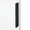 NEW TRENDY Drzwi wnękowe 140x200 Softi X Black, drzwi podwójne, przesuwne, typu soft close EXK-5370