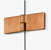NEW TRENDY Kabina prysznicowa 90x120x200 Avexa Copper Brushed, podwójne drzwi EXK-3674