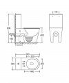 LAVITA Kompakt Wc Neptun Black