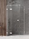 NEW TRENDY Kabina prysznicowa Avexa White 100x70, pojedyncze drzwi EXK-2713/EXK-2743