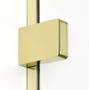 NEW TRENDY Drzwi wnękowe Eventa Gold Shine 170x200 z dodatkową ścianką EXK-4687/EXK-4688