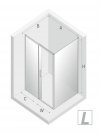 NEW TRENDY - Kabina prostokątna prysznicowa drzwi przesuwne 110x70x200 PRIME BLACK PL PRODUKCJA