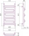Sunerzha - grzejnik ELEGY 800x400 wodny/elektryczny