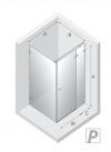 NEW TRENDY Kabina prysznicowa Avexa 120x90x200, pojedyncze drzwi szkło 6mm z powłoką ACTIVE SHIELD EXK-1507/EXK-1508