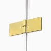 NEW TRENDY Drzwi prysznicowe wnękowe AVEXA GOLD SHINE Linia Platinium 100x200cm 