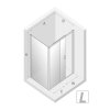 NEW TRENDY Kabina prysznicowa przesuwna PRIME WHITE 100x100x200 K-1359/K-1387