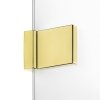 NEW TRENDY Kabina prysznicowa drzwi uchylne AVEXA GOLD SHINE Linia Platinium 120x70x200 EXK-1680/EXK-1681