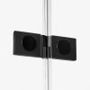 NEW TRENDY Kabina prostokątna REFLEXA BLACK czarne profile 80x110 EXK-1334/EXK-1343 Polska Produkcja!